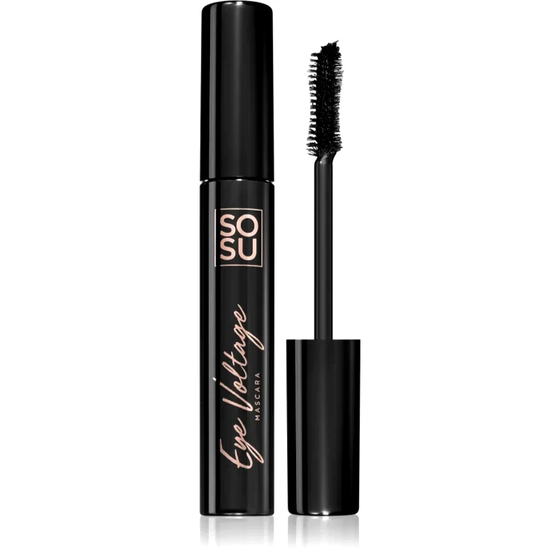 SOSU Cosmetics SOSU Cosmetics Eye Voltage αδιάβροχη μάσκαρα για περιστροφή και διαχωρισμό των βλεφαρίδων απόχρωση Jet Black 10 ml