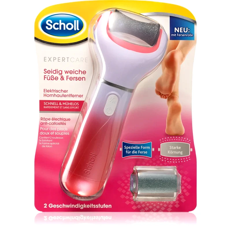 Scholl Scholl Expert Care ηλεκτρική λίμα ποδιών + κεφαλές αντικατάστασης 1 τμχ