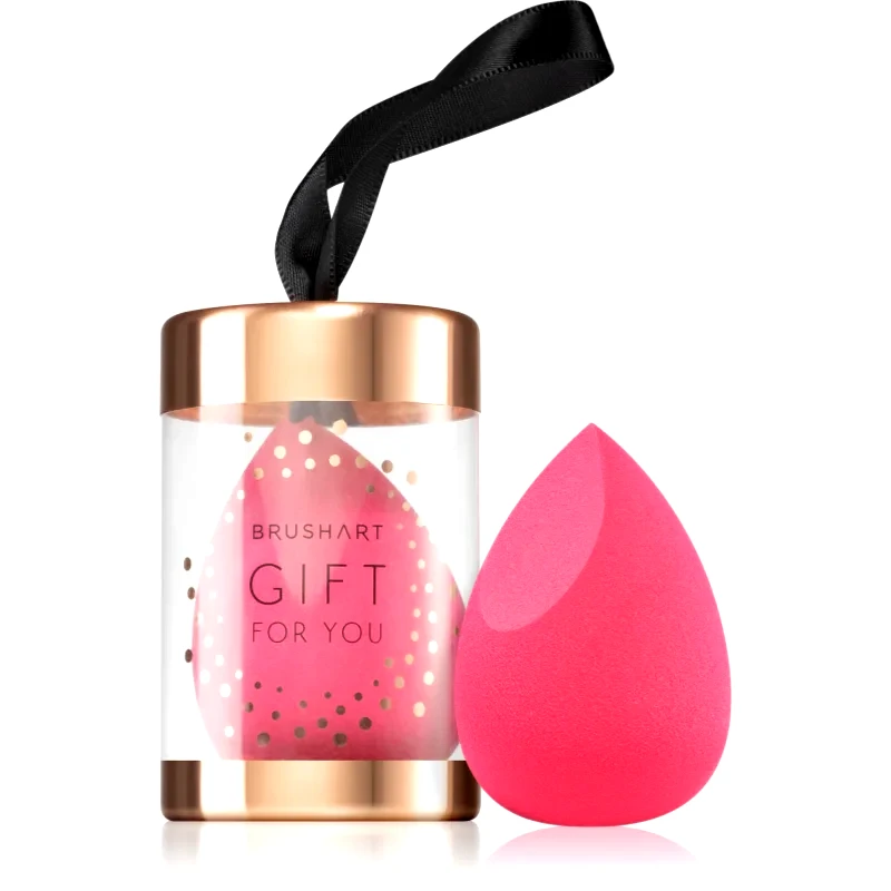 BrushArt BrushArt Gift for You Make-up sponge σφουγγαράκι για μεικ απ απόχρωση DARK PINK 1 τμχ
