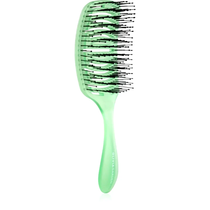 Olivia Garden Olivia Garden iDetangle Pride επίπεδη βούρτσα Green 1 τμχ