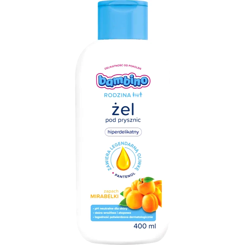 Bambino Bambino Family Mirabelle απαλό τζελ για ντους Mirabelle 400 ml
