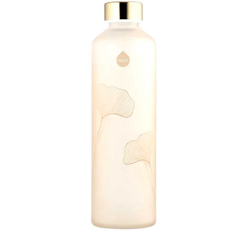 EQUA Equa Mismatch γυάλινο μπουκάλι νερού χρώμα Ginkgo 750 ml
