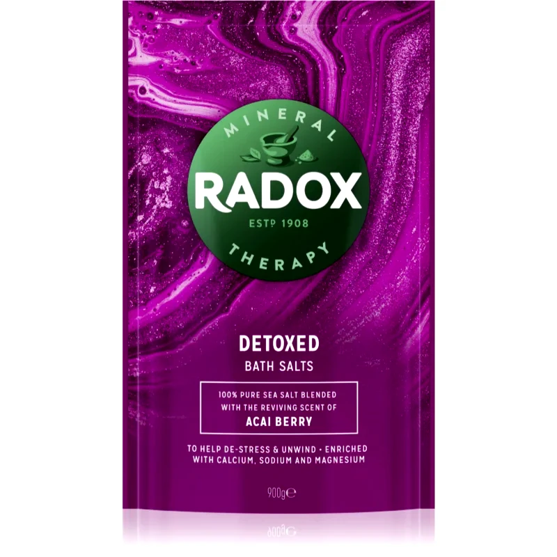 Radox Radox Detox άλατα μπάνιου με αποτοξινωτικό αποτέλεσμα 900 γρ