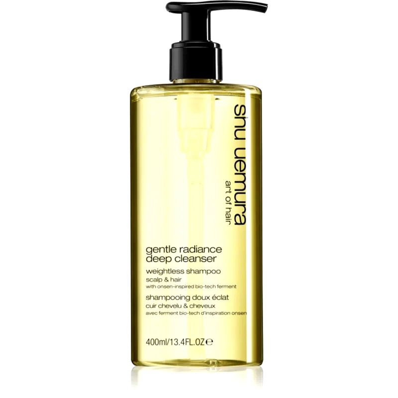 Shu Uemura Shu Uemura Deep Cleanser Gentle Radiance απαλό καθαριστικό σαμπουάν για υγιή και όμορφα μαλλιά 400 ml
