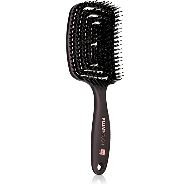 Labor Pro Labor Pro Plum Brush Thick βούρτσα για τα μαλλιά με τρίχες από νάιλον και αγριογούρουνο για δυνατά μαλλιά 1 τμχ