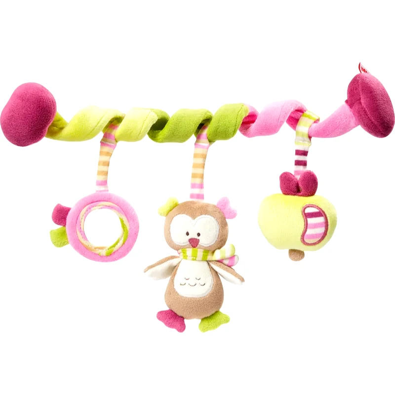 NUK NUK Activity Spiral Owl κρεμαστό παιχνίδι δραστηριοτήτων με έντονα χρώματα 1 τμχ