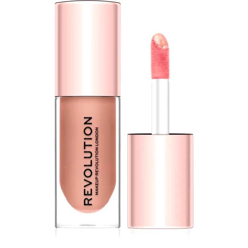 Makeup Revolution Makeup Revolution Pout Bomb λιπ γκλος χειλιών για μεγαλύτερο όγκο με υψηλή λάμψη απόχρωση Candy 4.6 ml