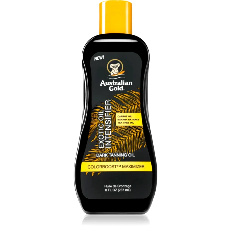 Australian Gold Australian Gold Exotic Intensifier θρεπτικό λάδι για όμορφο μαύρισμα και υγιή επιδερμίδα 237 ml