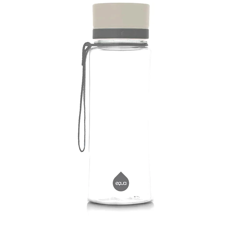 EQUA Equa Plain μπουκάλι νερού χρώμα Grey 600 μλ