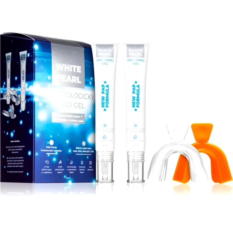 White Pearl White Pearl System PAP Whitening οδοντικό λευκαντικό τζελ 2x40 ml
