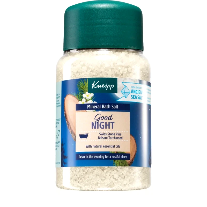 Kneipp Kneipp Good Night αλάτι λουτρού Swiss Stone Pine & Balsam Torchwood 500 γρ