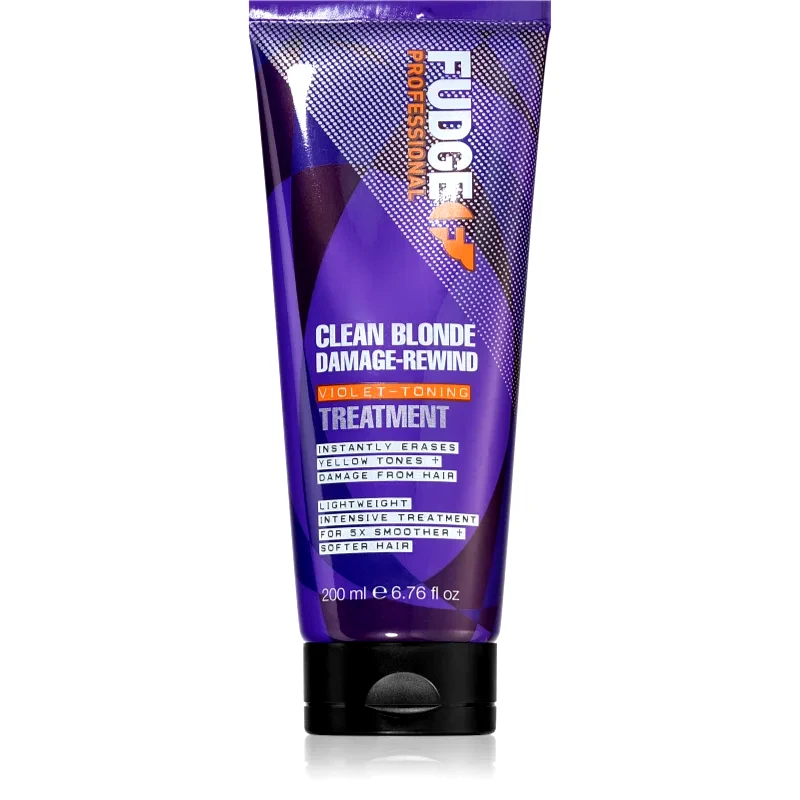 Fudge Fudge Clean Blonde Damage Rewind Conditioner Βιολέ κοντίσιονερ 200 ml