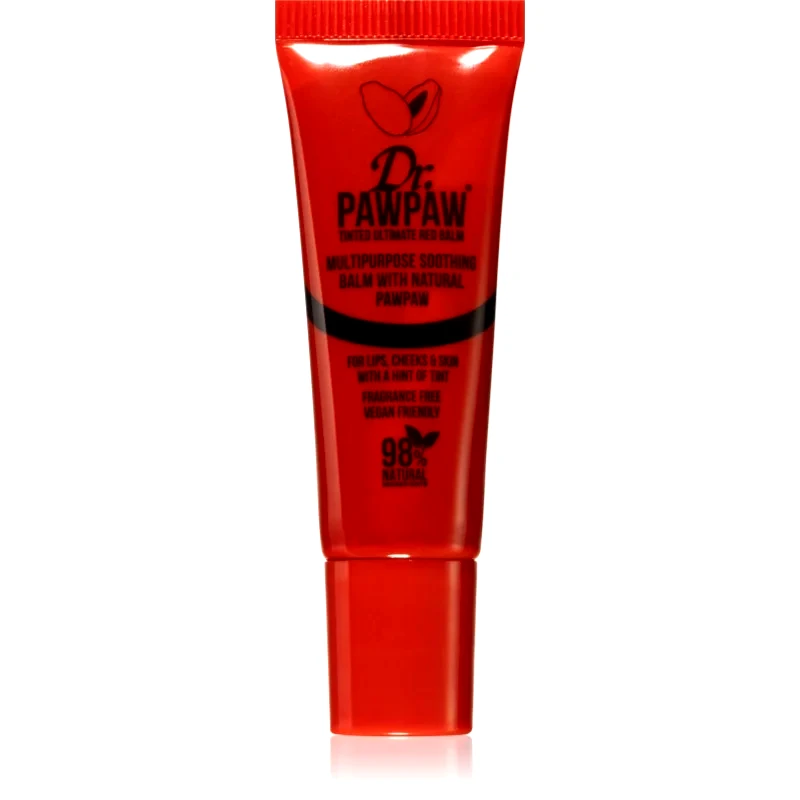 Dr. Pawpaw Dr. Pawpaw Ultimate Red βάλσαμο για χείλη και μάγουλα με χρώμα 10 ml