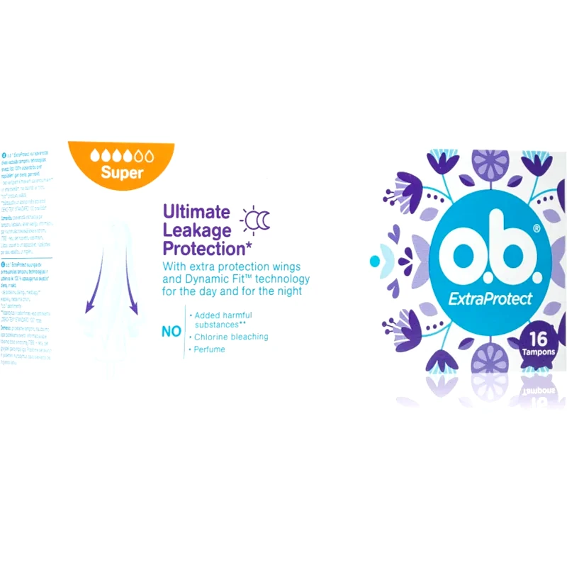 o.b. o.b. Extra Protect Super ταμπόν 16 τμχ