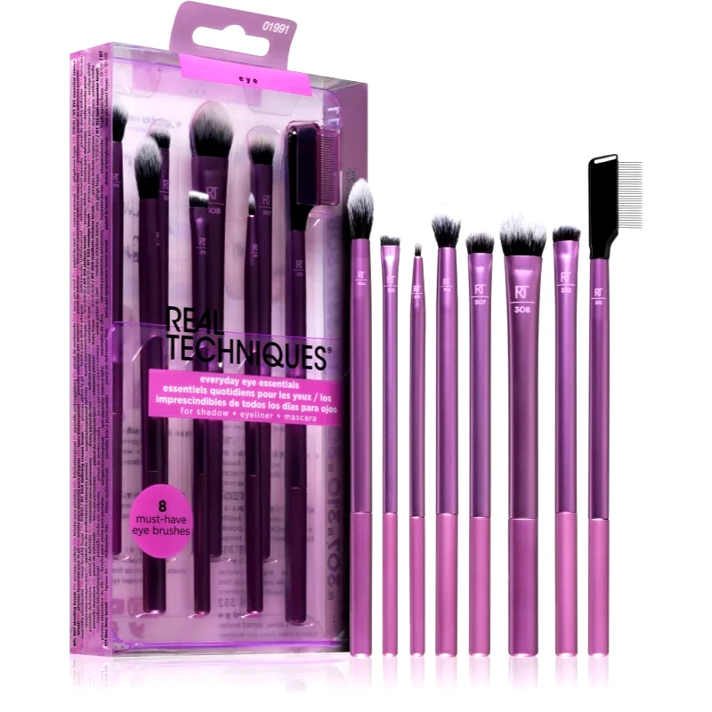 Real Techniques Real Techniques Everyday Essentials σετ με πινέλα Τα μάτια
