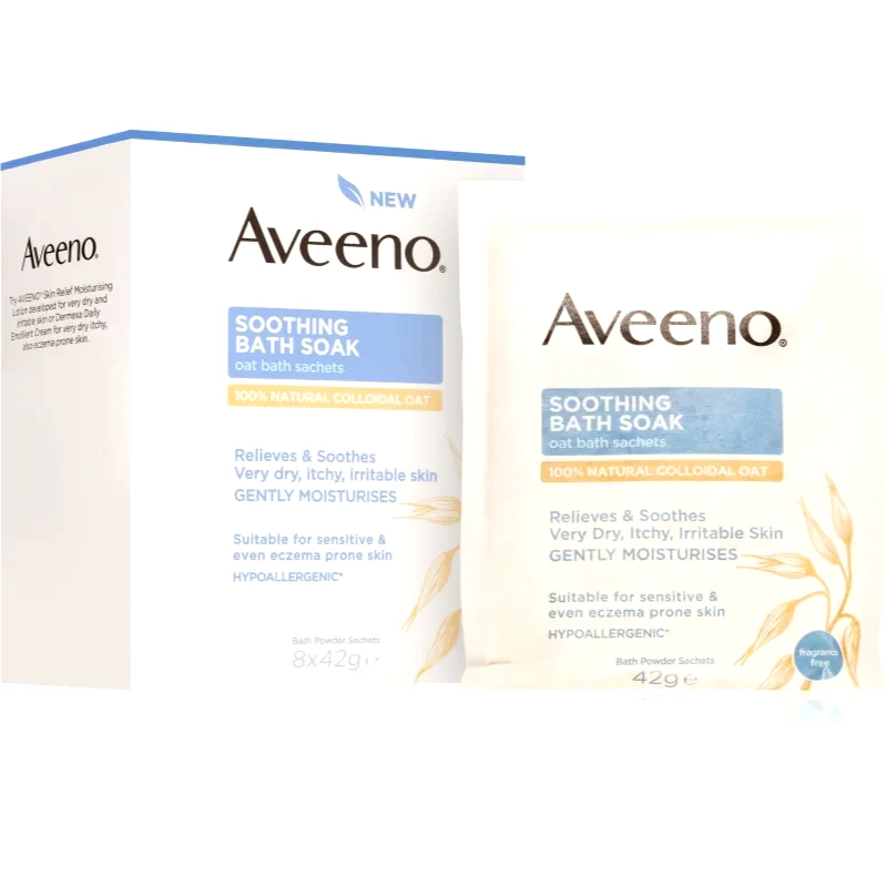 Aveeno Aveeno Soothing Bath Soak πούδρα για το μπάνιο 8x42 γρ
