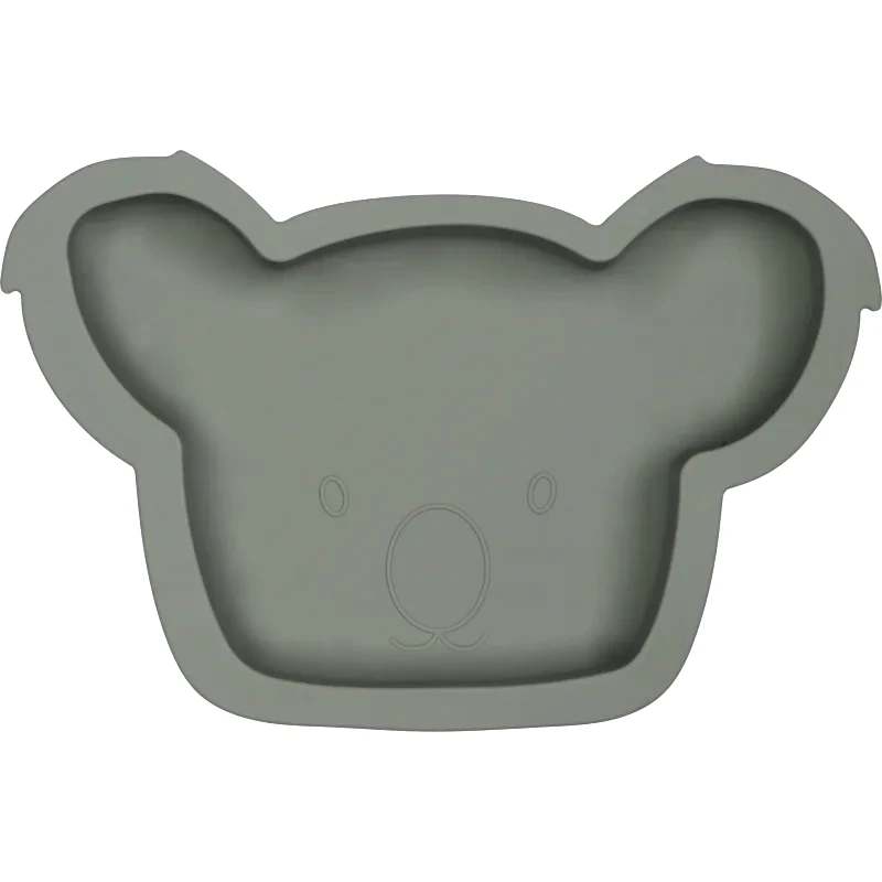 Tryco Tryco Silicone Plate Koala πιάτο Olive Gray 1 τμχ