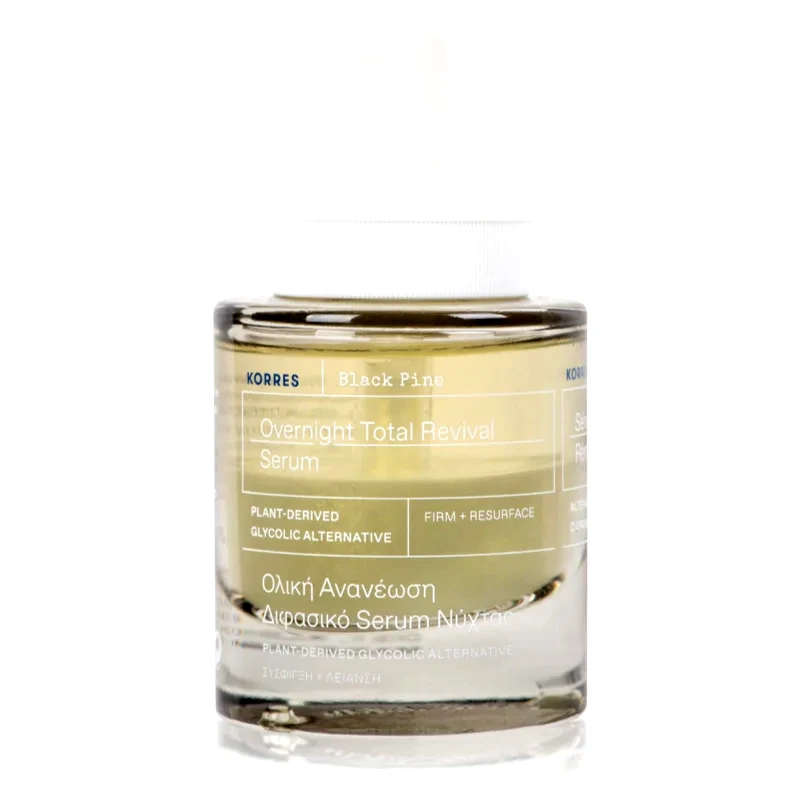 Korres Korres Black Pine Διφασικός ανανεωτικός ορός νύχτας 30 ml