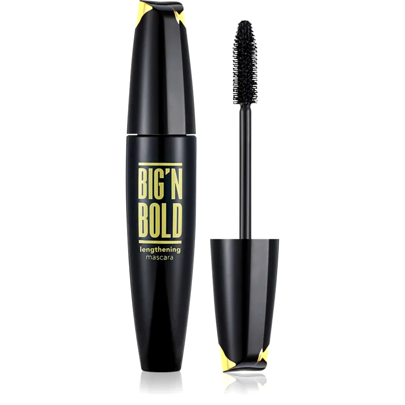 flormar flormar Big'n Bold Lengthening αδιάβροχη μάσκαρα για επιμήκυνση, περιστροφή και όγκο 15 ml