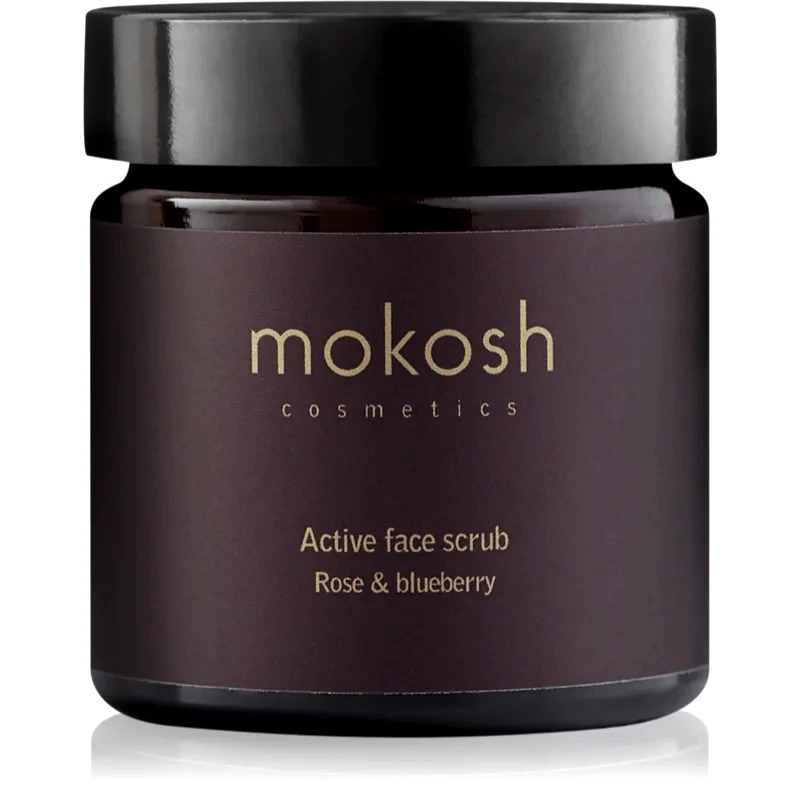 Mokosh Mokosh Rose & Blueberry ενυδατική απολέπιση προσώπου 60 ml