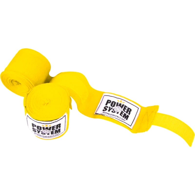 Power System Power System Boxing Wraps επίδεσμοι μποξ χρώμα Yellow 1 τμχ