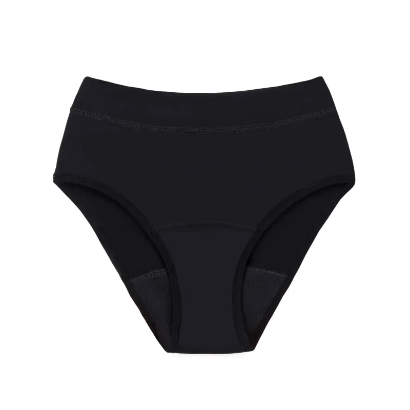 Snuggs Snuggs Period Underwear Hugger: Extra Heavy Flow Black υφασμάτινα εσώρουχα περιόδου για βαριά έμμηνο ρύση μέγεθος S Black 1 τμχ