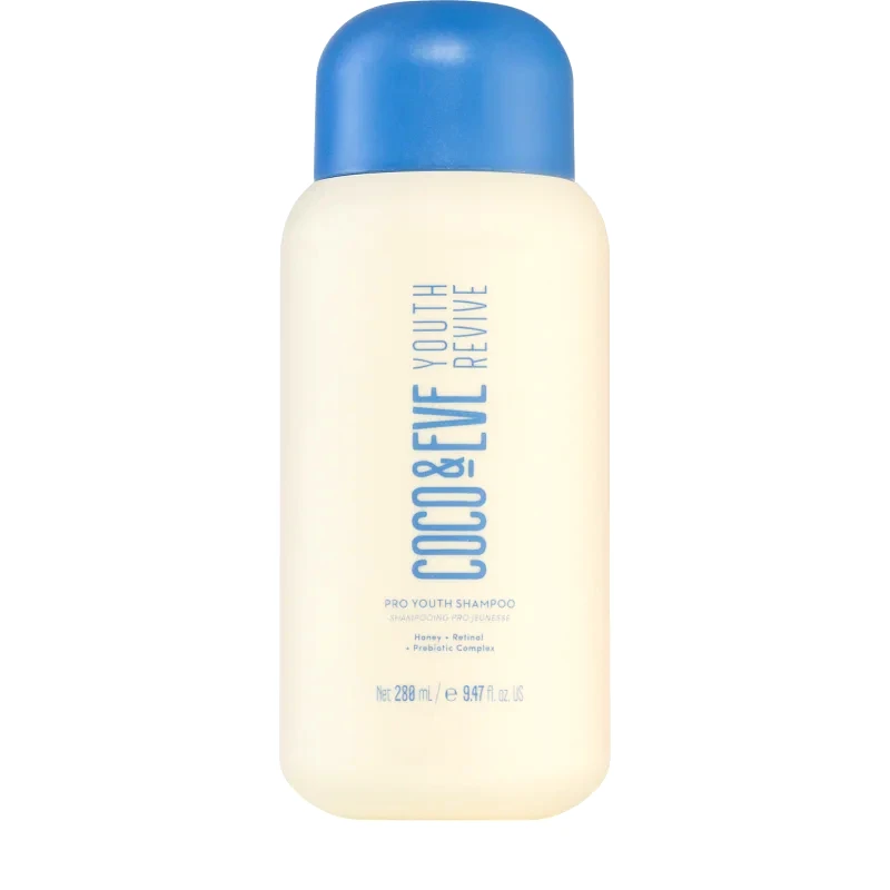 Coco & Eve Coco & Eve Youth Revive Pro Youth Shampoo αναζωογονητικό σαμπουάν ενάντια στα συμπτώματα της γήρανσης των μαλλιών 280 ml