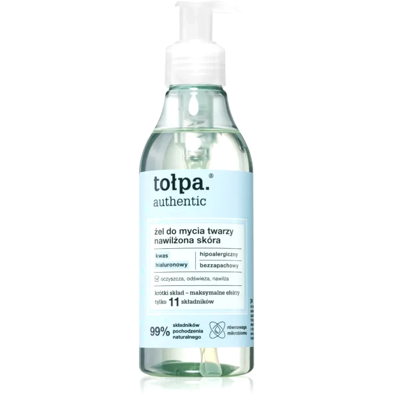 Tołpa Tołpa Authentic καθαριστικό τζελ ντεμακιγιάζ με ενυδατικό αποτέλεσμα 195 μλ