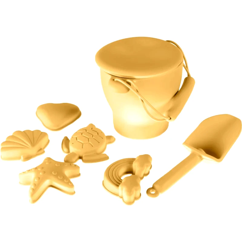 Zopa Zopa Silicone Beach Set Σετ για παιδιά Mustard Yellow 6 m+ 1 τμχ