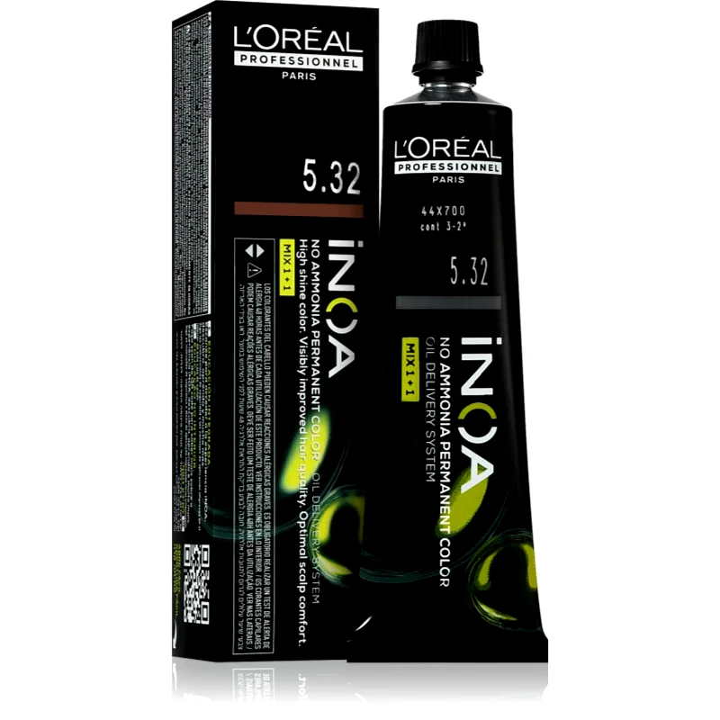 L’Oréal Professionnel L’Oréal Professionnel Inoa μόνιμη βαφή μαλλιών χωρίς αμμωνία απόχρωση 5.32 60 ml