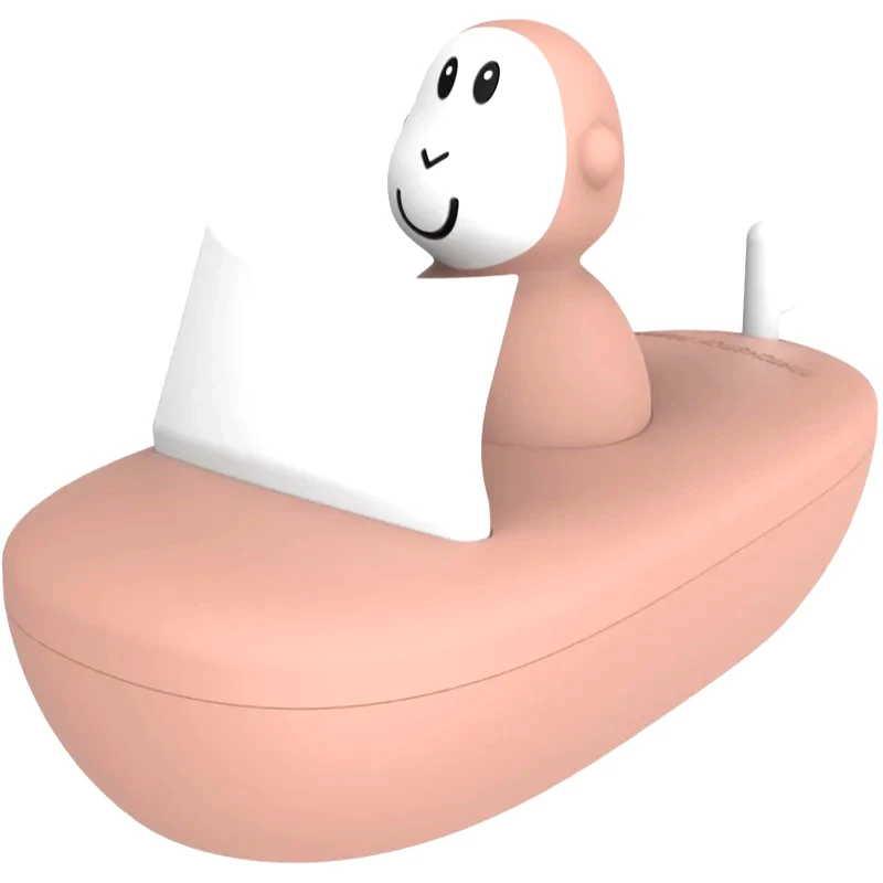 Matchstick Monkey Matchstick Monkey Endless Bathtime Fun Boat Set παιχνίδι νερού Dusty Pink 2 τμχ