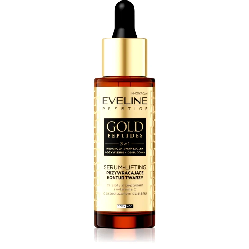 Eveline Cosmetics Eveline Cosmetics Gold Peptides αντιρυτιδικός και ανυψωτικός ορός 30 ml