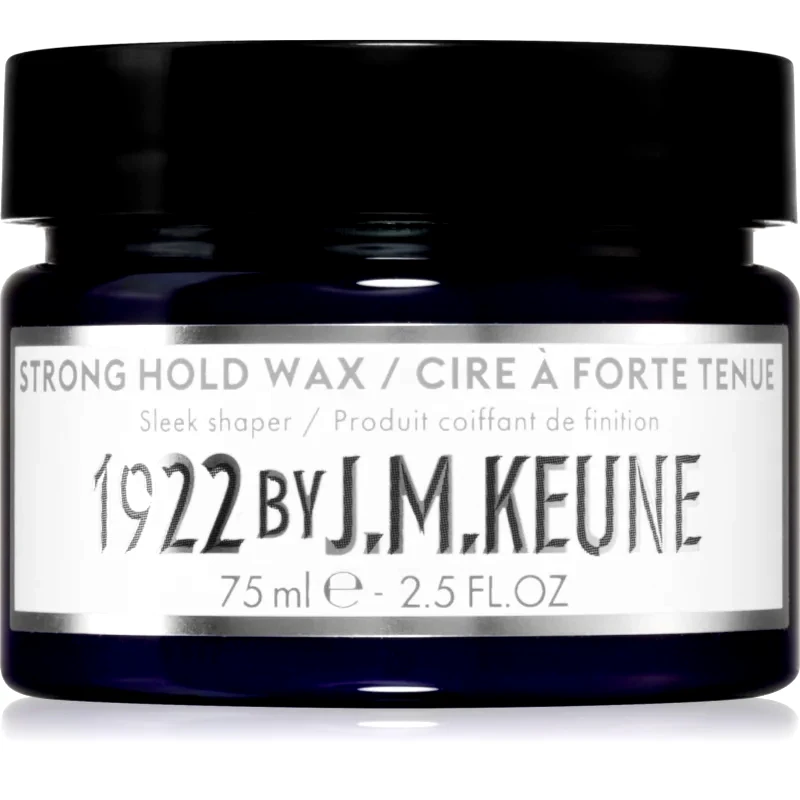 Keune Keune 1922 Strong Hold Wax κερί μαλλιών με δυνατό φιξάρισμα για λάμψη 75 ml