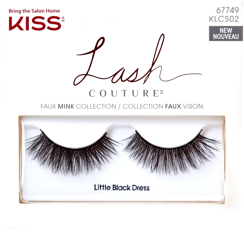 KISS KISS Lash Couture Faux Mink τεχνητές βλεφαρίδες Little Black Dress 2 τμχ