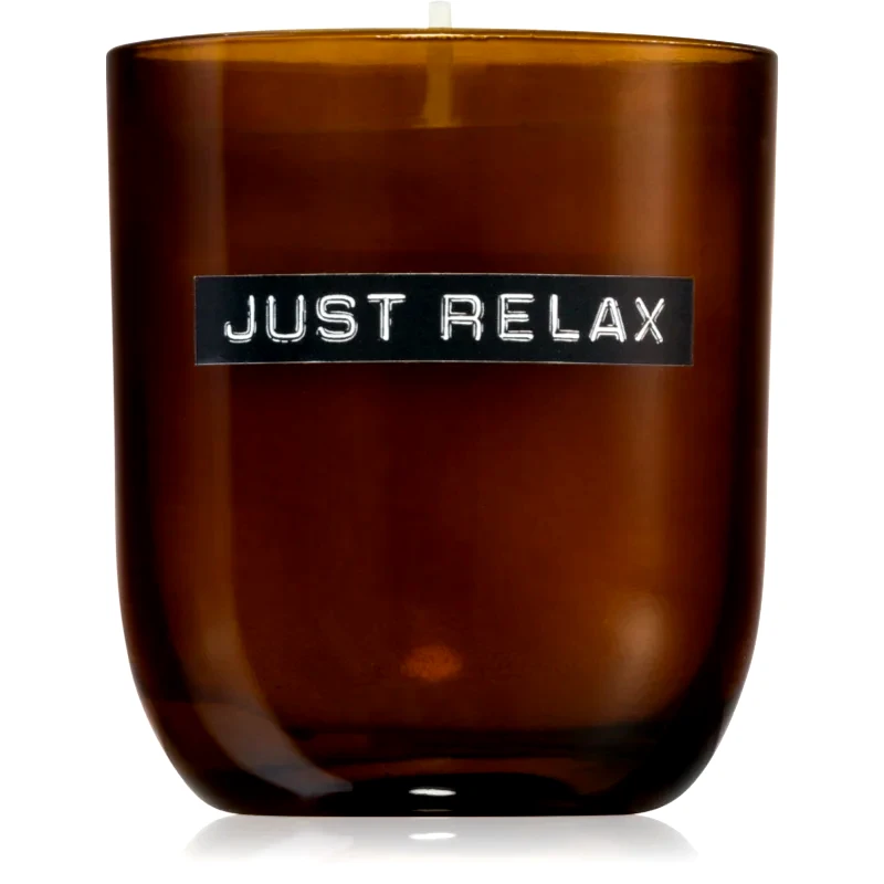 Wellmark Wellmark Just Relax Amber Cedrwood αρωματικό κερί 1 τμχ