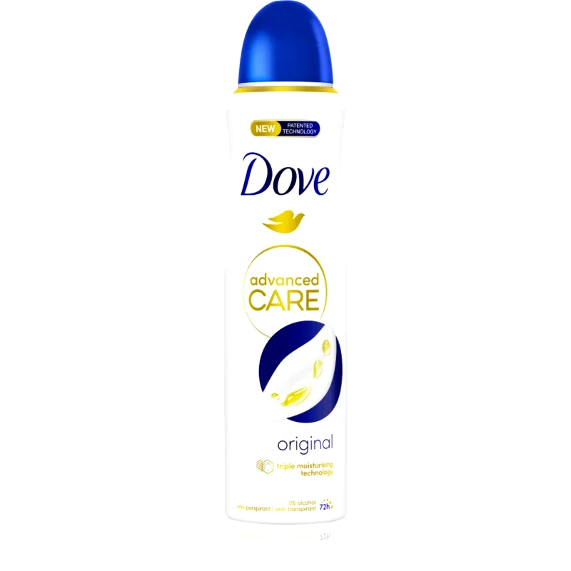 Dove Dove Advanced Care Original αντιιδρωτικό σε σπρέι 72 ώρες 150 ml