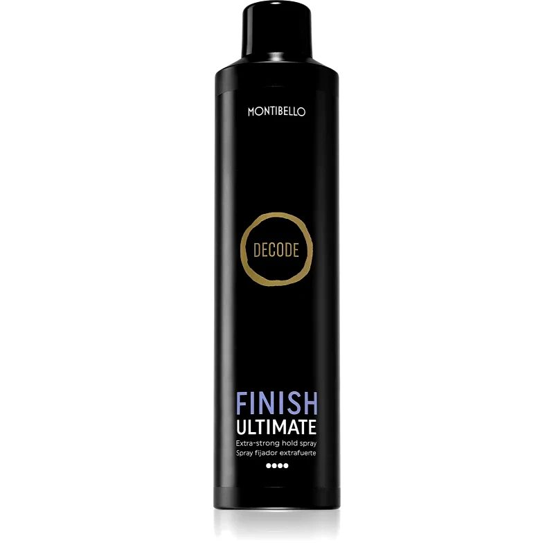 Montibello Montibello Decode Finish Ultimate Spray λακ μαλλιών με εξαιρετικά δυνατό κράτημα ανθεκτικό στην υγρασία 400 ml