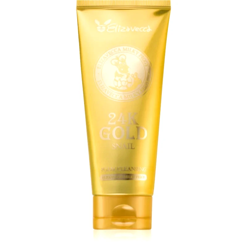 Elizavecca Elizavecca Milky Piggy 24K Gold Snail Cleansing Foam απαλός καθαριστικός αφρός 180 ml
