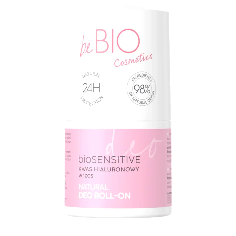 beBIO beBIO Hyaluro bioSensitive Αποσμητικό roll-on για ευαίσθητο δέρμα 50 ml