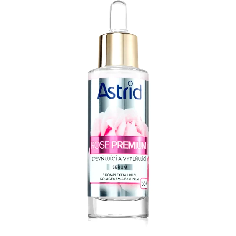 Astrid Astrid Rose Premium συσφικτικός ορός με κολαγόνο για γυναίκες 30 ml