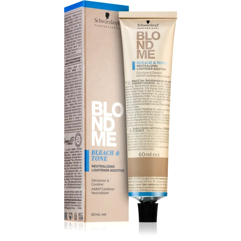 Schwarzkopf Professional Schwarzkopf Professional Blondme Bleach & Tone ξανοιχτική και τονωτικό πρόσθετο απόχρωση Violet 60 ml