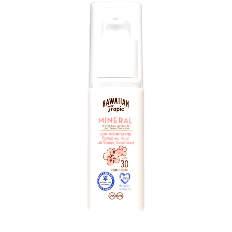 Hawaiian Tropic Hawaiian Tropic Milk Face Lotion αντηλιακό γάλα για πρόσωπο SPF 30 50 ml