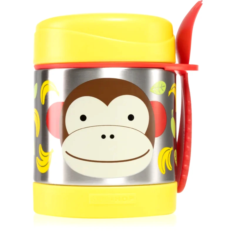 Skip Hop Skip Hop Zoo Monkey θερμός με κουτάλι 12m+ 325 ml