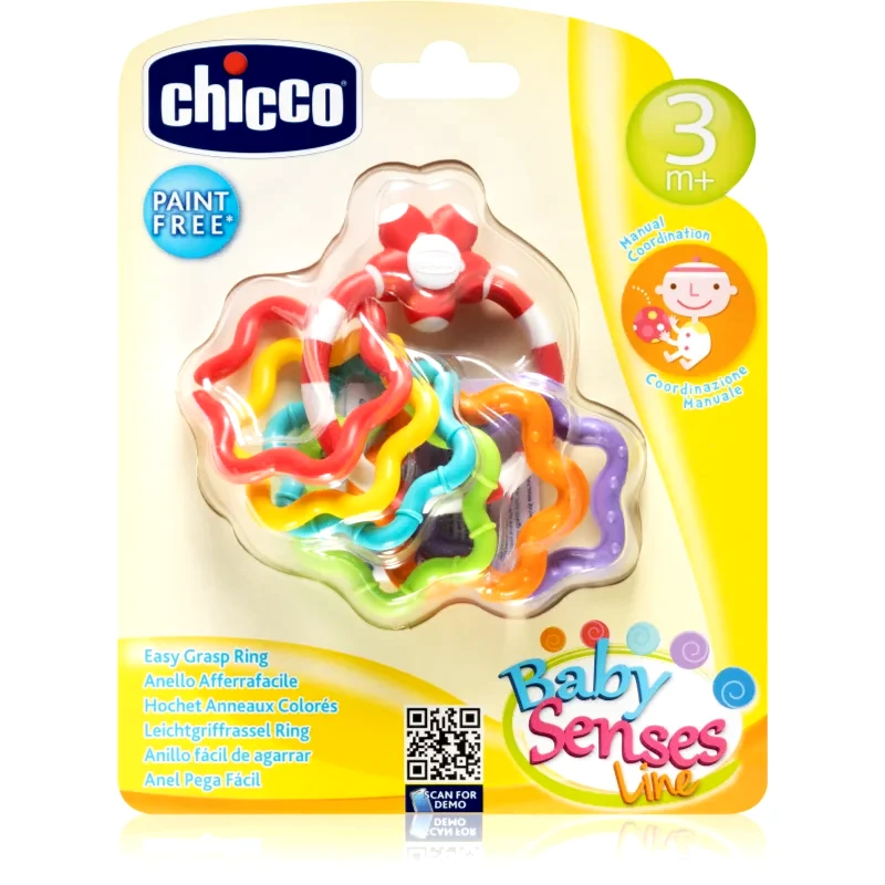 Chicco Chicco Baby Senses μασητικό 3m+ Stars 1 τμχ