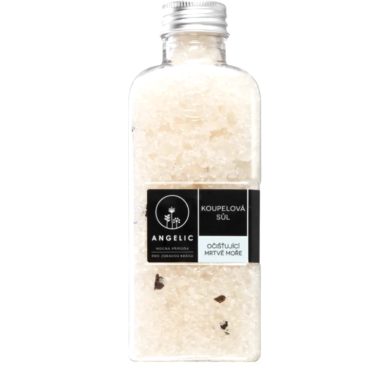 Angelic Angelic Bath Salt Cleansing Dead Sea μεταλλικό αλάτι μπάνιου από τη Νεκρά Θάλασσα 210 γρ