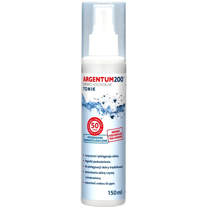 Aura Herbals Aura Herbals Argentum 200 Collodial Silver 50 ppm καθαριστικό τονωτικό με κολλοείδη άργυρο 150 ml