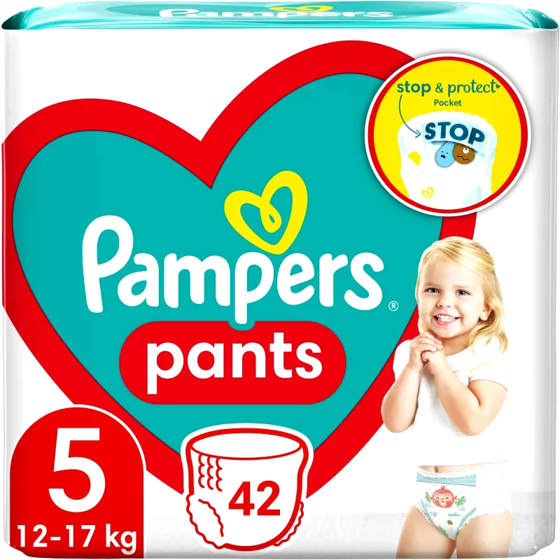 Pampers Pampers Pants Size 5 πάνα - βρακάκι μιας χρήσης 12-17 kg 42 τμχ