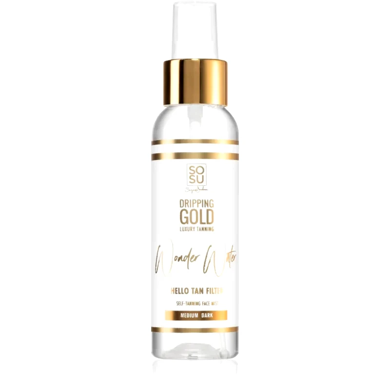 Dripping Gold Dripping Gold Wonder Water Hello Tan Mist αυτομαυρίσματος Για το πρόσωπο Medium - Dark 100 ml