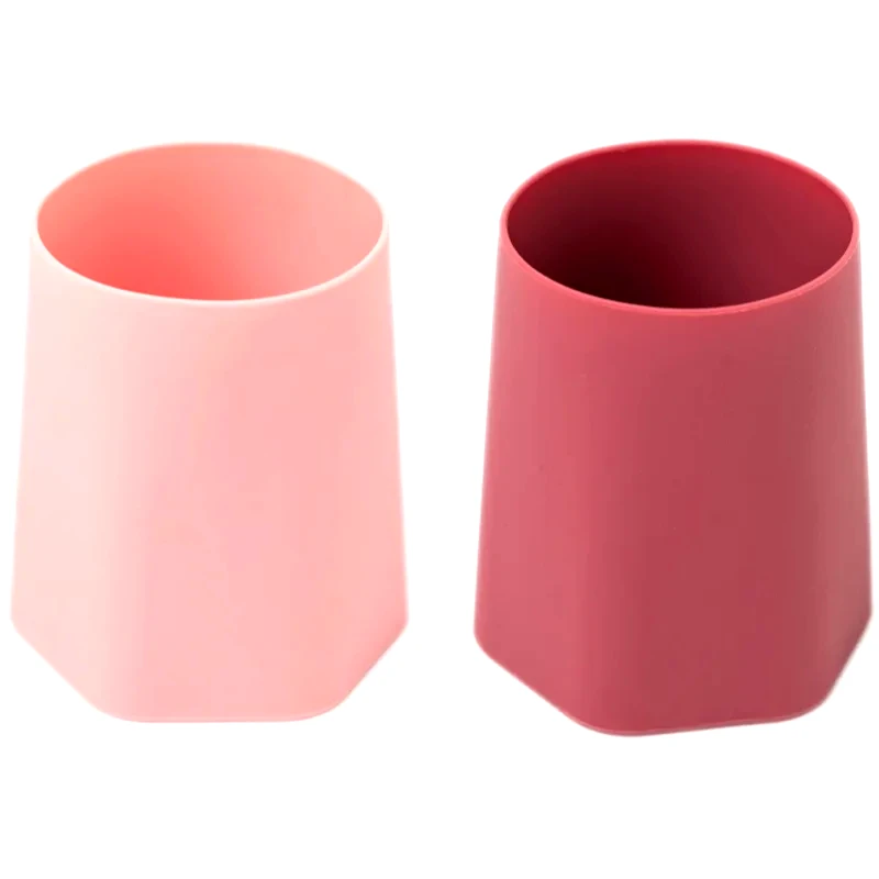 Tiny Twinkle Tiny Twinkle Training Cup εκπαιδευτικό κύπελλο Rose/Burgundy 2x118,5 ml