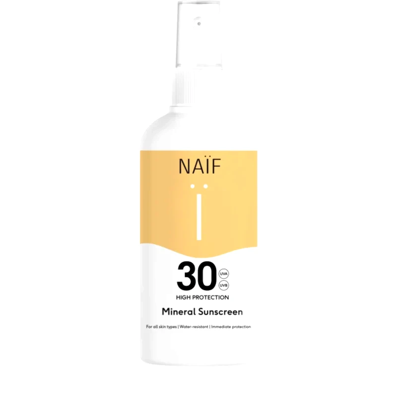 Naif Naif Sun Mineral Sunscreen SPF 30 αντηλιακό προστατευτικό σπρέι SPF 30 αδιάβροχο 100 ml